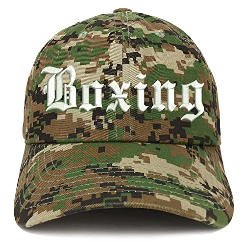 Trendy Apparel Shop Old English Boxing Low Profile Soft Cotton Baseball Cap