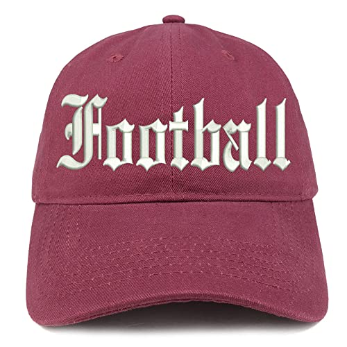 Trendy Apparel Shop Old English Football Low Profile Soft Cotton Baseball Cap