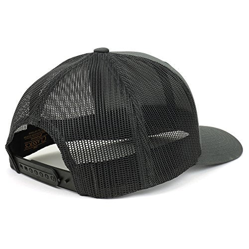Trendy Apparel Shop Flexfit XXL Virgin Islands Flag Retro Trucker Mesh Cap
