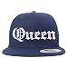 Trendy Apparel Shop Queen Old English Embroidered Flatbill Snapback