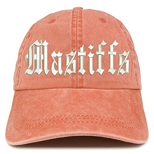 Trendy Apparel Shop Old English Mastiffs Washed Pigment Dyed Baseball Cap