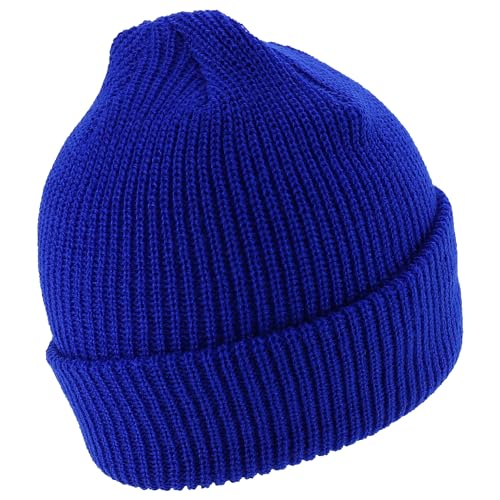 Trendy Apparel Shop Warm Winter Acrylic Ribbed Knit Cuff Beanie Hat