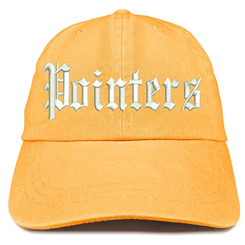 Trendy Apparel Shop Old English Pointers Washed Pigment Dyed Baseball Cap