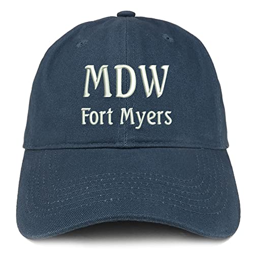 Trendy Apparel Shop MDW Fort Myers Low Profile Soft Cotton Baseball Cap
