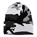 Trendy Apparel Shop Anti Social Embroidered Made in USA Camo Beanie