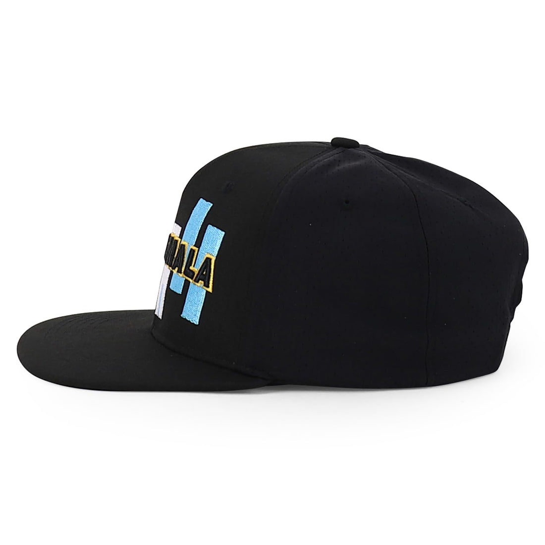 Trendy Apparel Shop Central America States Embroidered Mesh Back Flat Bill Cap