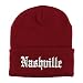 Trendy Apparel Shop Nashville Old English Embroidered Long Cuff Beanie