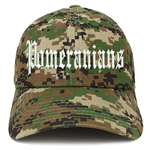 Trendy Apparel Shop Old English Pomeranians Low Profile Soft Cotton Baseball Cap