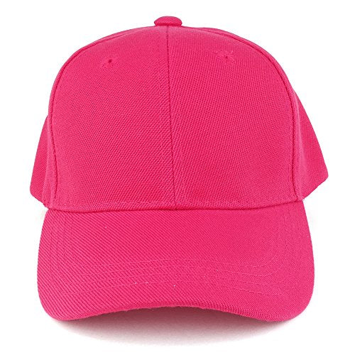 Trendy Apparel Shop Plain Infants Size Structured Adjustable Baseball Cap
