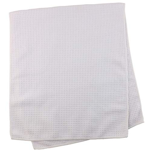 Trendy Apparel Shop Microfiber Waffle Textured Fitness Towel