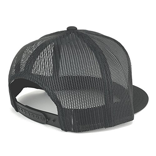 Trendy Apparel Shop Flexfit XXL Virgin Islands Flag 5 Panel Flatbill Trucker Mesh Cap