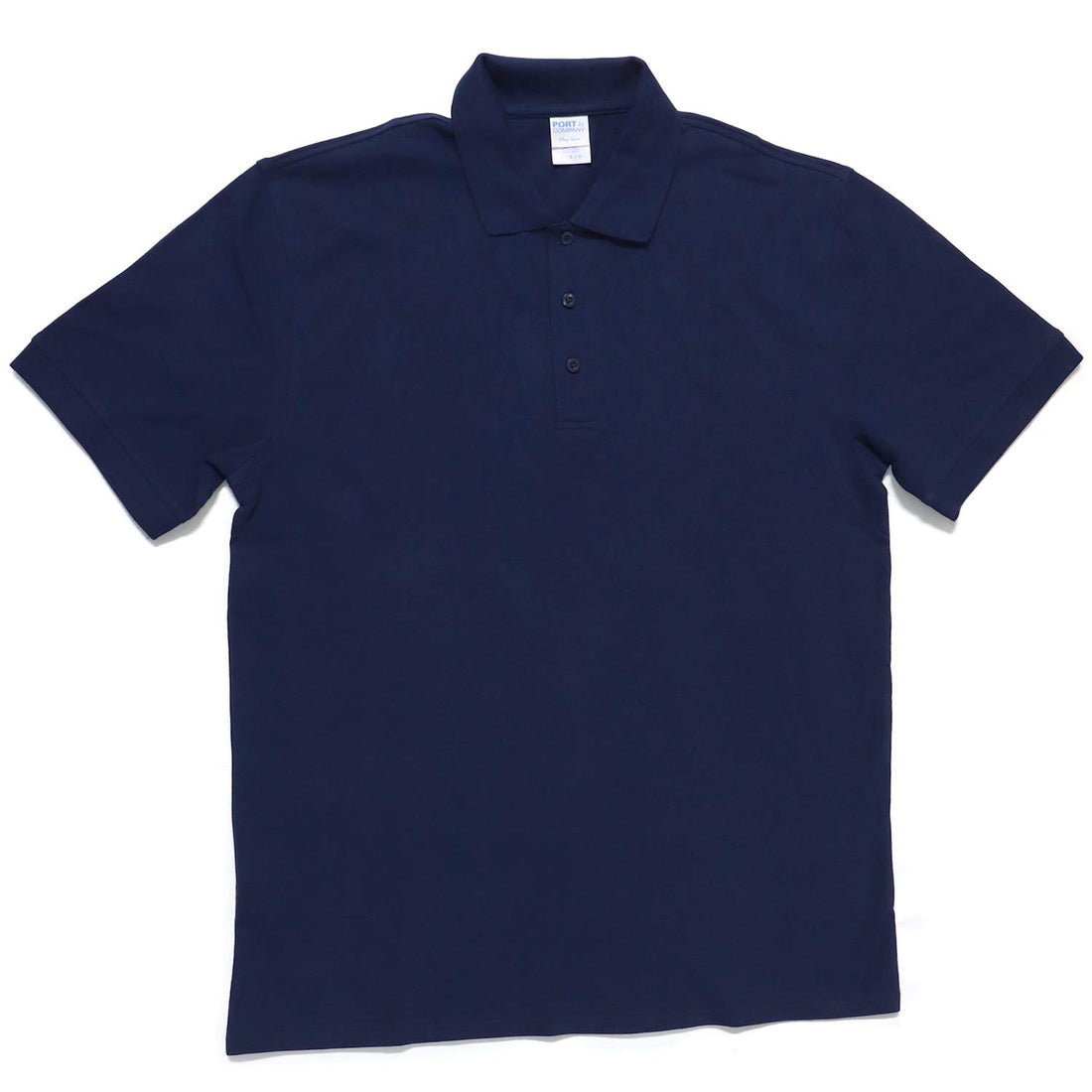 Trendy Apparel Shop Blank Combed Ring Spun Cotton Collared Polo Shirt