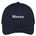 Trendy Apparel Shop Henny Embroidered Soft Crown 100% Brushed Cotton Cap
