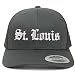 Trendy Apparel Shop St Louis Old English 6 Panel Trucker Retro Mesh Cap