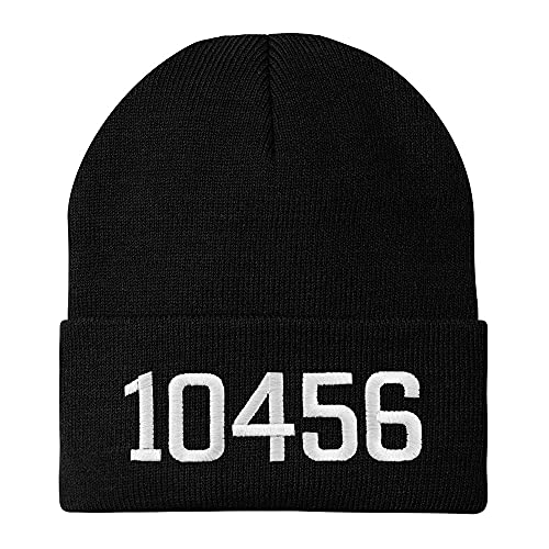 Trendy Apparel Shop 10456 Bronx NY Old English Embroidered Long Cuff Beanie