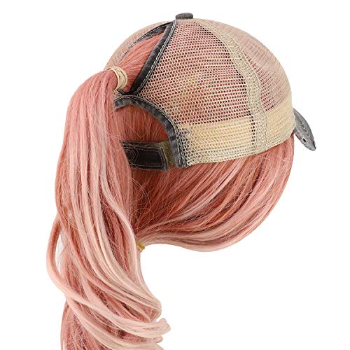 Trendy Apparel Shop Frayed Vintage Unstructured Trucker Mesh Ponytail Cap