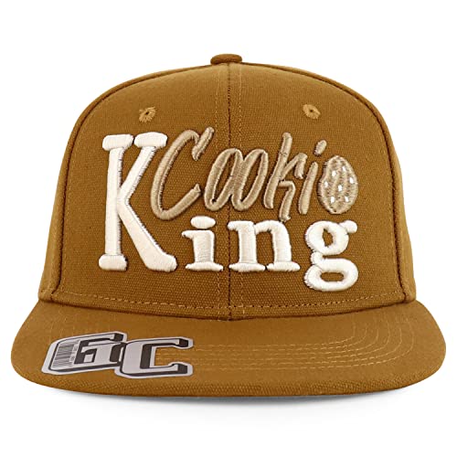 Trendy Apparel Shop Cooke King 3D Embroidered Flatbill Snapback Cap