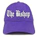 Trendy Apparel Shop The Bishop Old English Low Profile Soft Cotton Baseball Cap