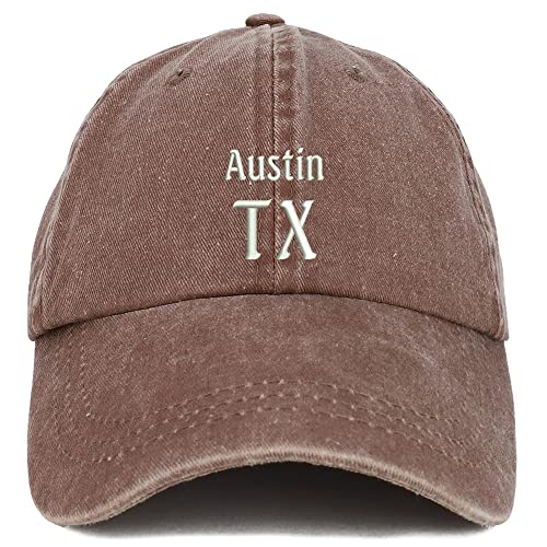 Trendy Apparel Shop Austin TX Embroidered Pigment Dyed Washed Baseball Cap