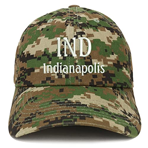 Trendy Apparel Shop IND Indianapolis Low Profile Soft Cotton Baseball Cap