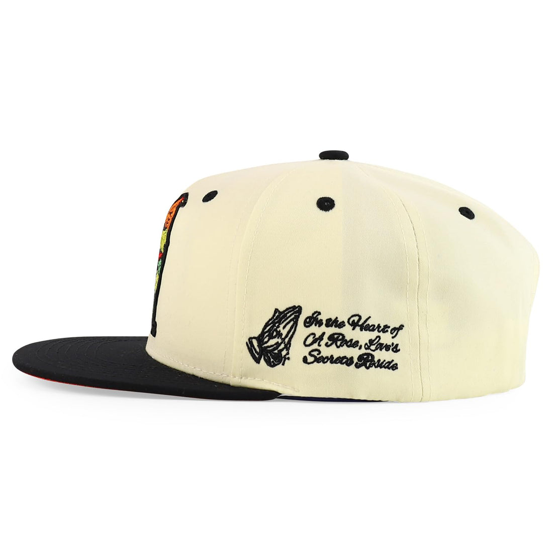 Trendy Apparel Shop 3D Rooster Embroidered Flat Bill Snapback Cap