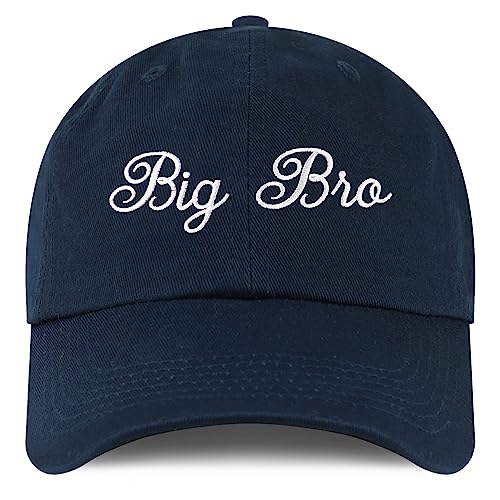 Trendy Apparel Shop Youth Size Big Bro Embroidered Unstructured Cotton Baseball Cap