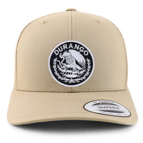 Trendy Apparel Shop Durango Mexico Patch 6 Panel Trucker Mesh Cap
