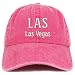 Trendy Apparel Shop LAS Las Vegas Embroidered Pigment Dyed Washed Baseball Cap