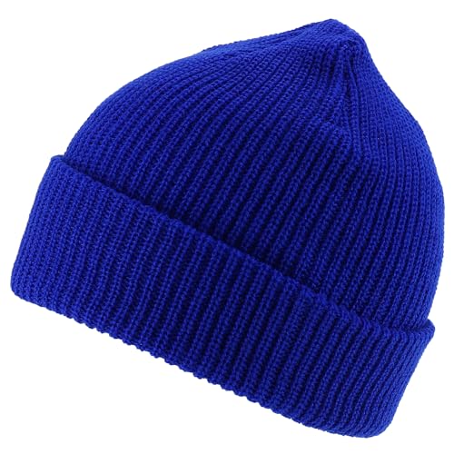 Trendy Apparel Shop Warm Winter Acrylic Ribbed Knit Cuff Beanie Hat