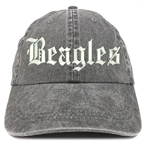 Trendy Apparel Shop Old English Beagles Washed Pigment Dyed Baseball Cap