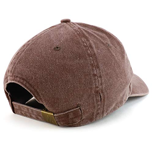 Trendy Apparel Shop Texas State Outline Embroidered Washed Cotton Adjustable Cap