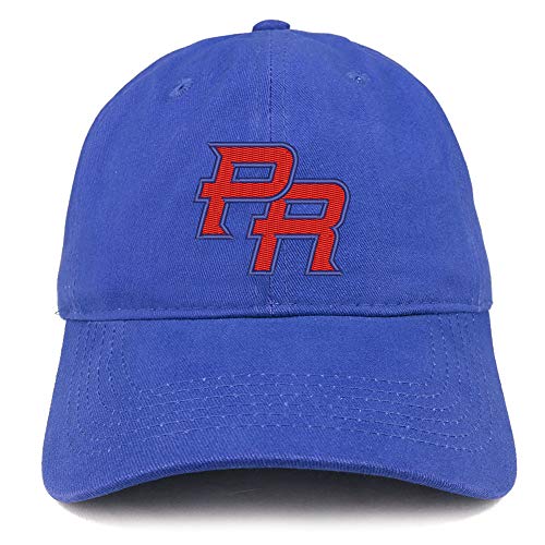 Trendy Apparel Shop Puerto Rico PR Embroidered Soft Crown 100% Brushed Cotton Cap