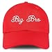 Trendy Apparel Shop Youth Size Big Bro Embroidered Unstructured Cotton Baseball Cap