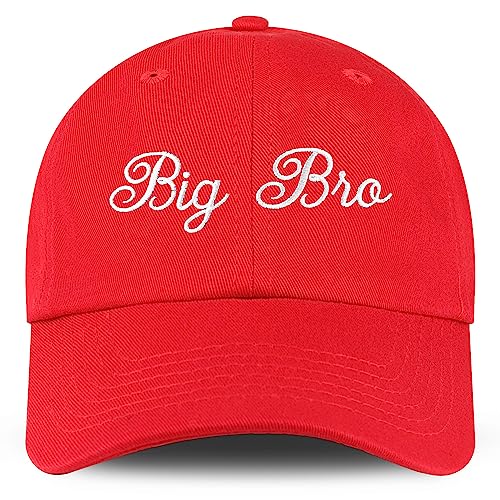 Trendy Apparel Shop Youth Size Big Bro Embroidered Unstructured Cotton Baseball Cap