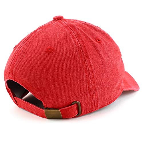 Trendy Apparel Shop EST 1929 Embroidered - 95th Birthday Gift Pigment Dyed Washed Cap
