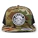 Trendy Apparel Shop Circular Mexico Patch 5 Panel Flatbill Trucker Cap