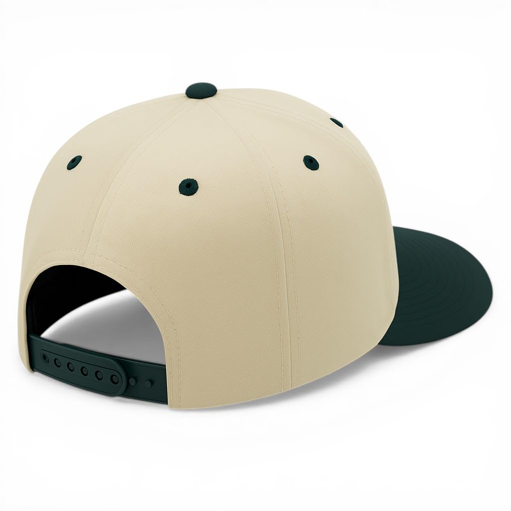 Trendy Apparel Shop Volleyball Mom and Dad Embroidered 5 Panel Two Tone Vintage Ball Cap
