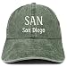 Trendy Apparel Shop SAN San Diego Embroidered Pigment Dyed Washed Baseball Cap