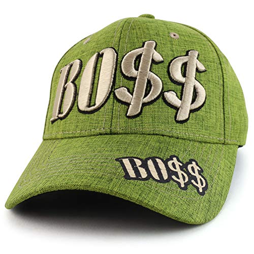Trendy Apparel Shop Boss 3D Embroidered Structured Baseball Cap