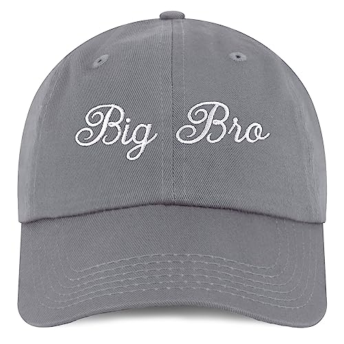 Trendy Apparel Shop Youth Size Big Bro Embroidered Unstructured Cotton Baseball Cap