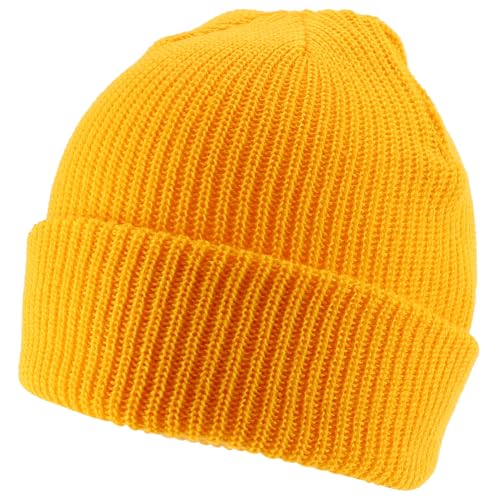 Trendy Apparel Shop Warm Winter Acrylic Ribbed Knit Cuff Beanie Hat