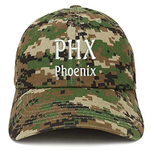 Trendy Apparel Shop PHX Pheonix Low Profile Soft Cotton Baseball Cap