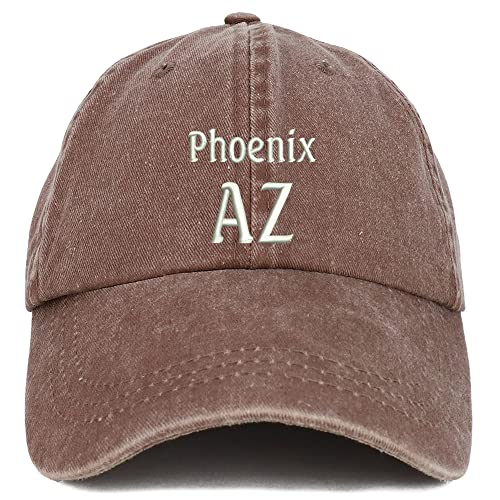 Trendy Apparel Shop Phoenix AZ Embroidered Pigment Dyed Washed Baseball Cap