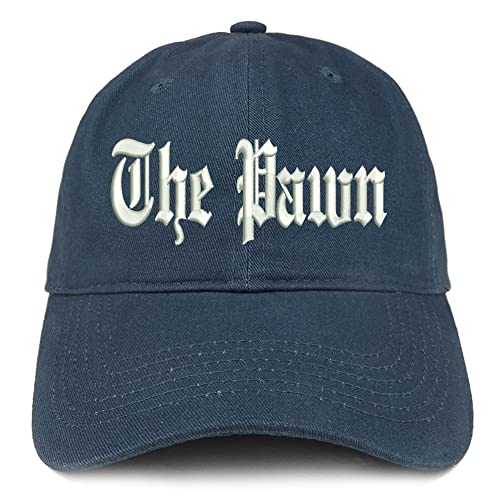 Trendy Apparel Shop The Pawn Old English Low Profile Soft Cotton Baseball Cap