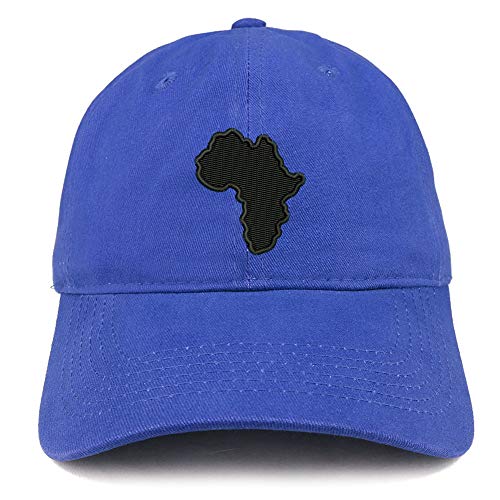 Trendy Apparel Shop Africa Black Embroidered Soft Crown 100% Brushed Cotton Cap