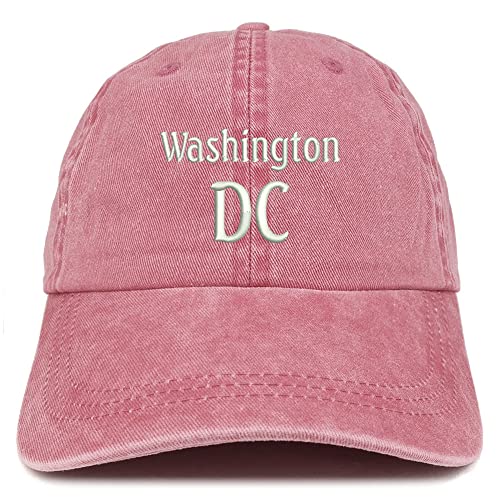 Trendy Apparel Shop Washington DC Embroidered Pigment Dyed Washed Baseball Cap