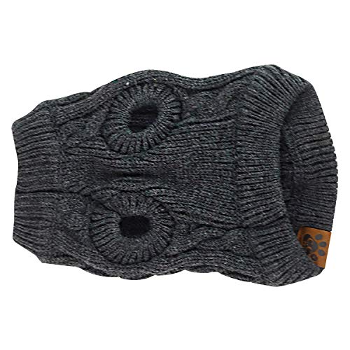 Trendy Apparel Shop Cable Knitted Dog Puppy Pet Sweater