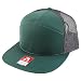 Trendy Apparel Shop Structured High Profile 7 Panel Flat Bill Mesh Back Snapback Cap