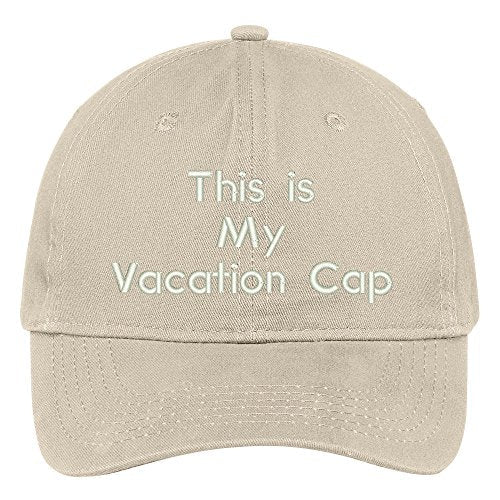 Trendy Apparel Shop Vacation Cap Embroidered Brushed 100% Cotton Baseball Cap