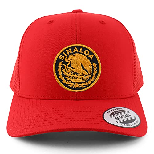 Trendy Apparel Shop Sinaloa Mexico Patch 6 Panel Trucker Mesh Cap